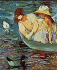 Mary Cassatt Summertime painting